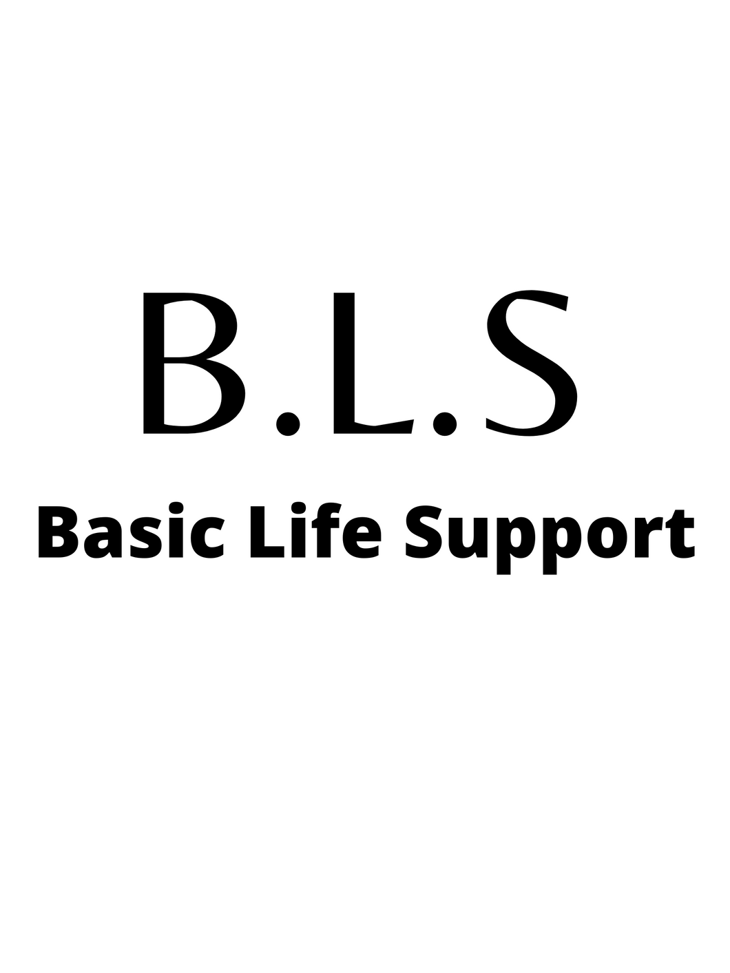 Basic Life Support Class (Recert)
